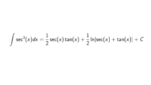 Read more about the article What is the integral of sec^3(x)?